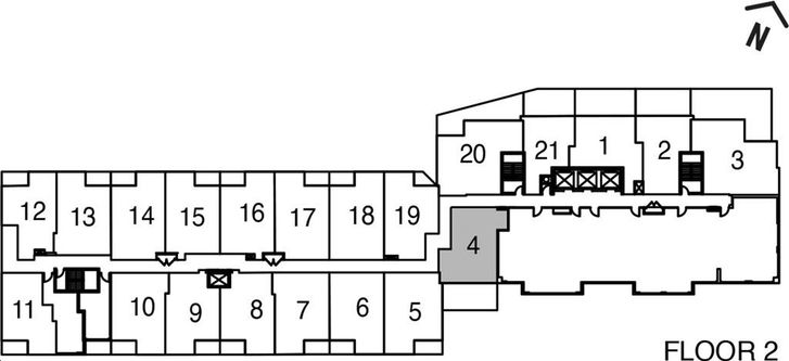 Southport In Swansea 2J Key Plan