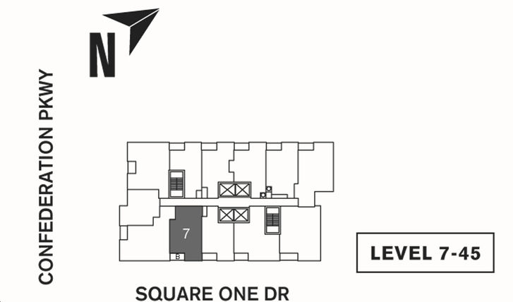 Square One District Condos The Signature Key Plan