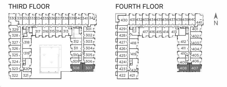 Station 3 Condos Garden Key Plan