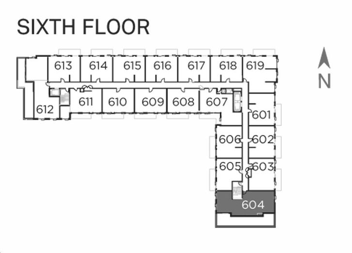 Station 3 Condos Water *Terrace Suite* Key Plan