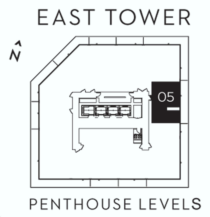 Sugar Wharf Condos Lake Key Plan