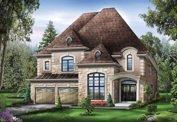 Sutherland Homes Artist Concept Drawing of Home Exteriors
