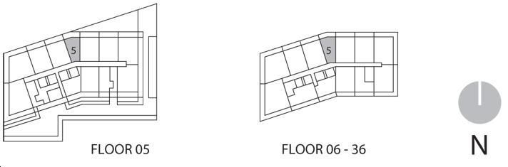 Tableau Condos T1 Key Plan