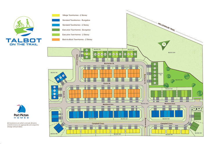 Talbot on the Trail Towns Site Plan