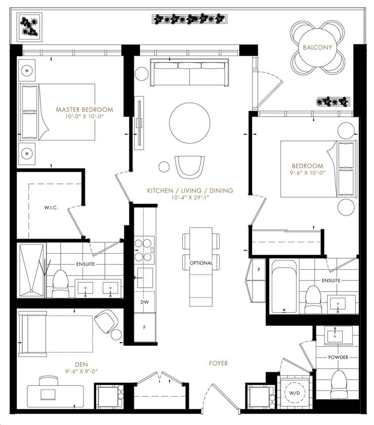 Tanu Condos by Edenshaw |2D-K (Upper Park Collection) Floorplan 2 bed ...