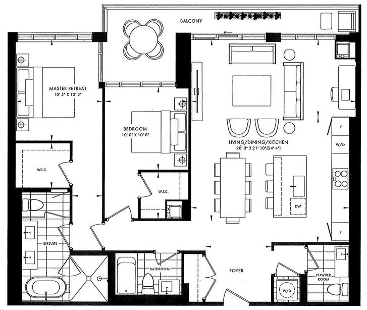 Tanu Condos by Edenshaw |2Q Floorplan 2 bed & 2.5 bath