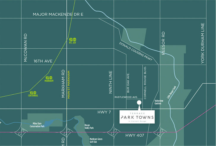 Terrace Park Towns Map View of Project Location