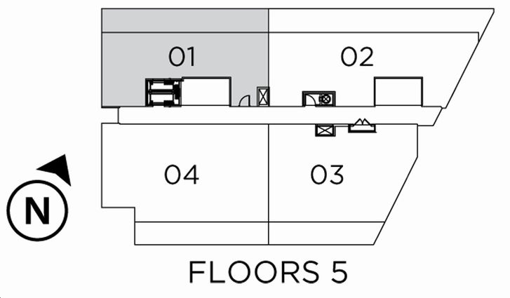 Terrasse Condos Palmetto *Terrace Unit* Key Plan