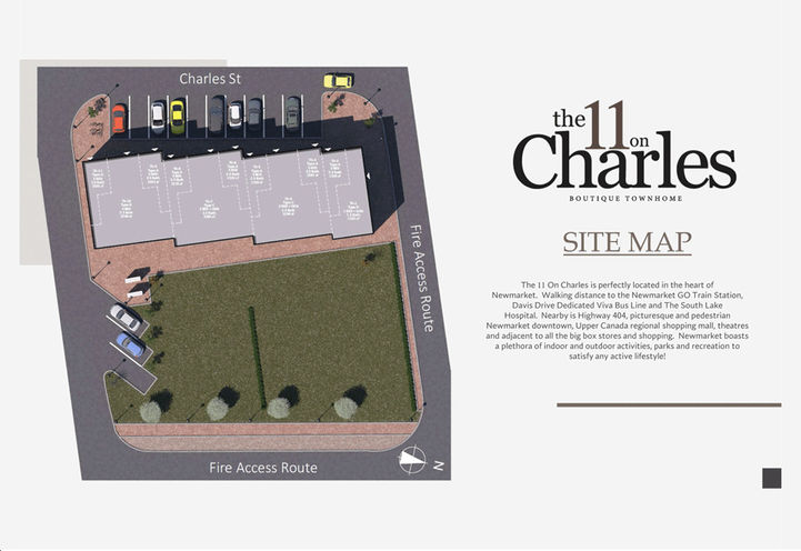 The 11 on Charles Towns Site Map