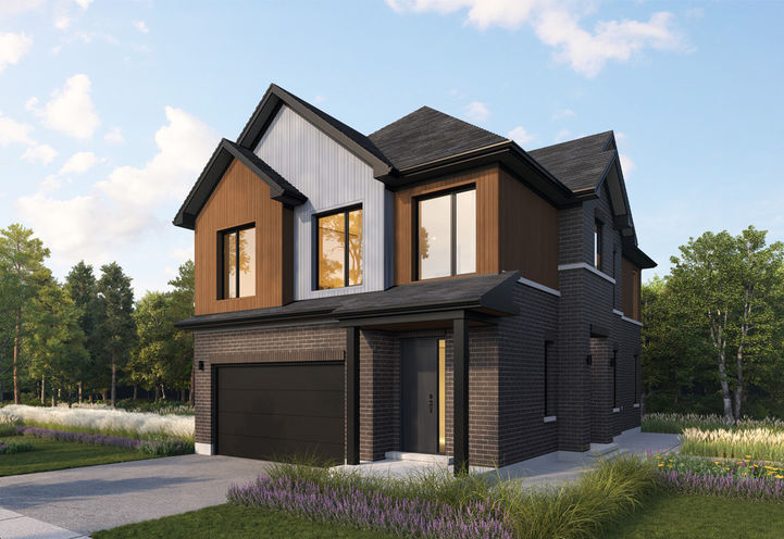 The Attersley Homes Exterior View of Detached Model