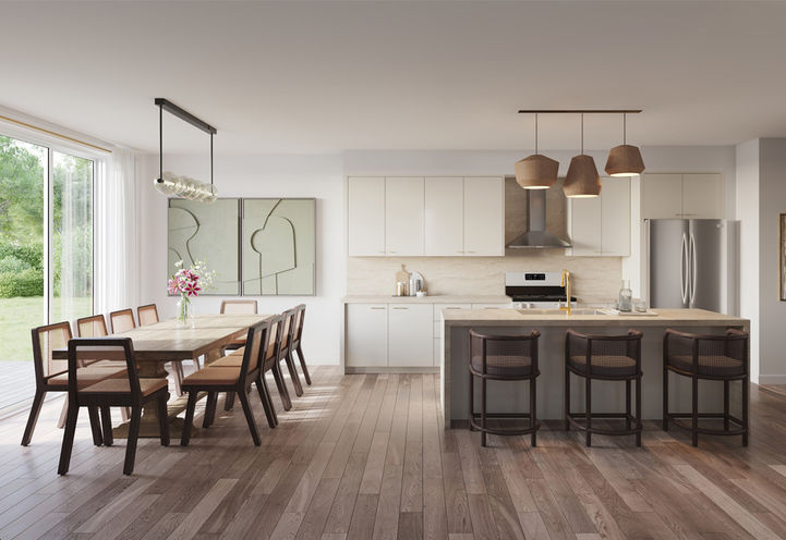 The Attersley Homes Kitchen and Dining Area