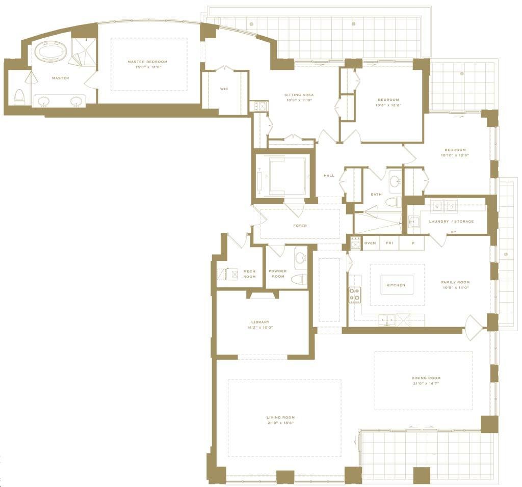 The Avenue By Felcorp The Ardmore Floorplan 3 Bed 2 5 Bath