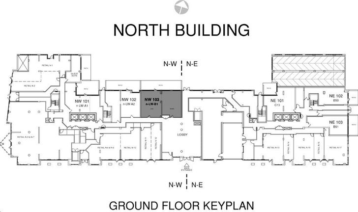 The Beverly Hills Condo nLW-B1 Key Plan