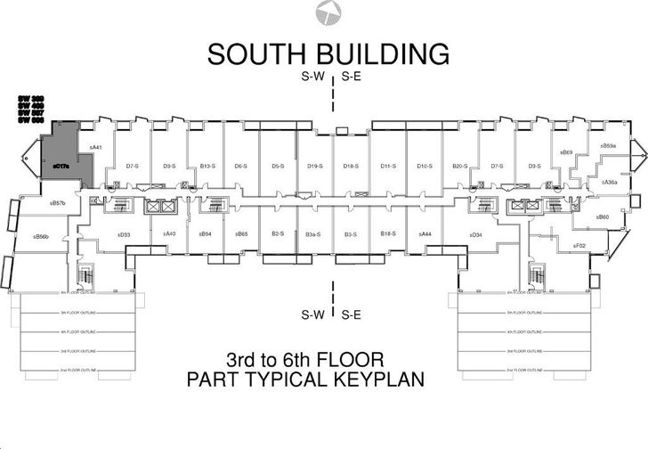 The Beverly Hills Condo sC17a Key Plan