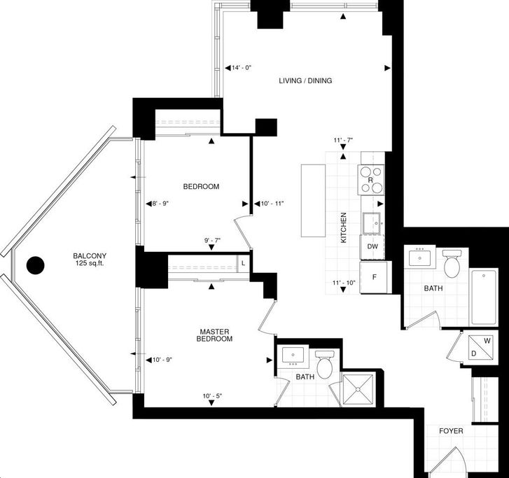 The Beverly Hills Condo by GreatLands sC17a Floorplan 2