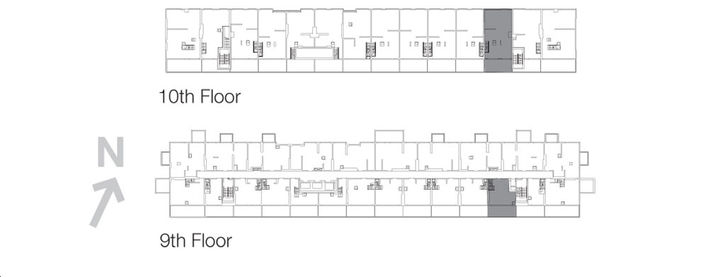 The Bluffs Condos SK1230 *Terrace Suite*  Key Plan