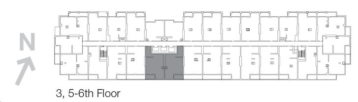 The Bluffs Condos SK645 Key Plan