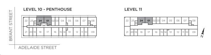 The Brant Park Condo WILLOW A Key Plan