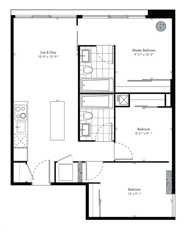 The Bread Company Condos by Lamb |Teacake Floorplan 3 bed & 2.5 bath