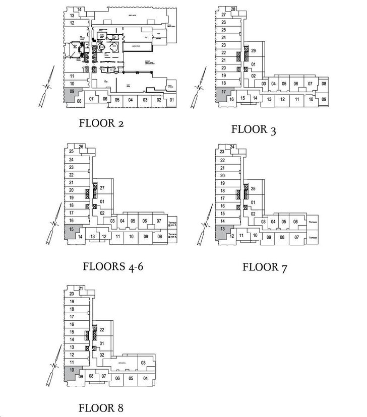 The Britt Condos Kingsbury Key Plan