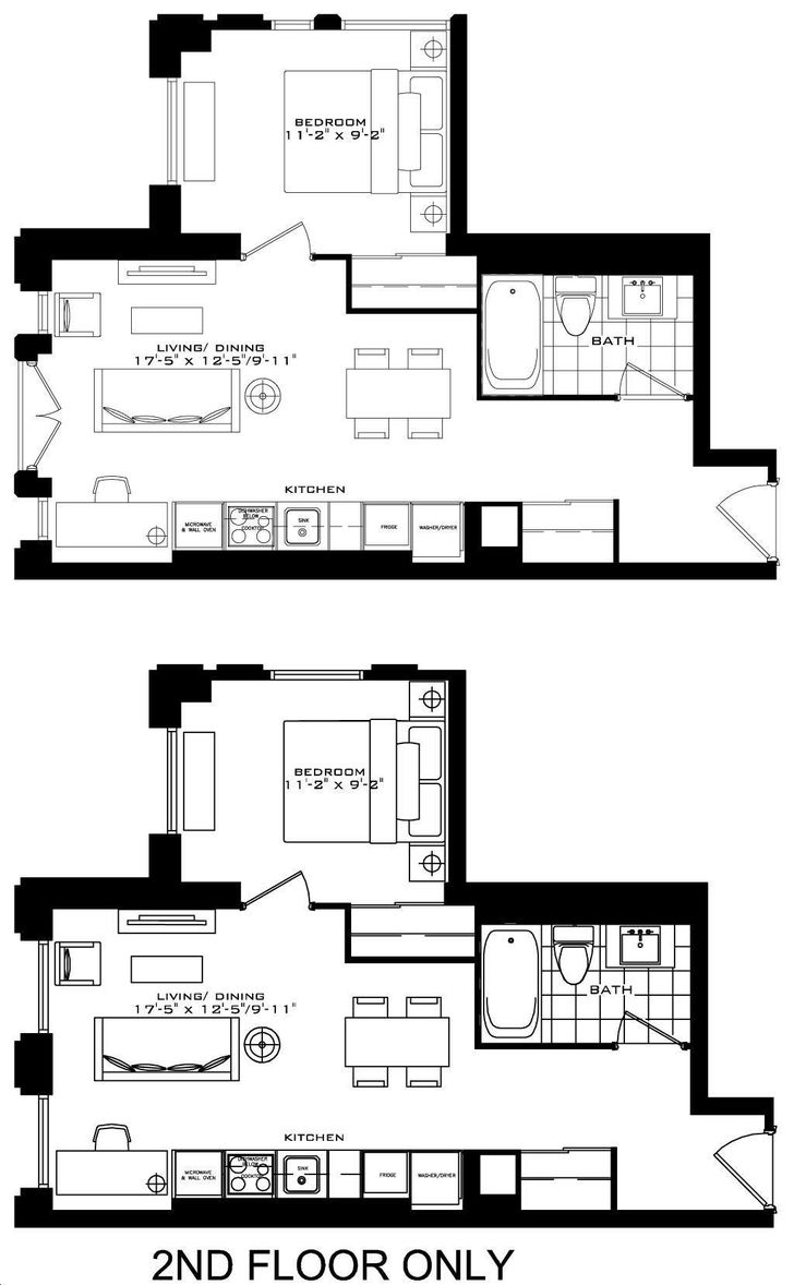 The Britt Condos by Lanterra Redbridge Floorplan 1 bed