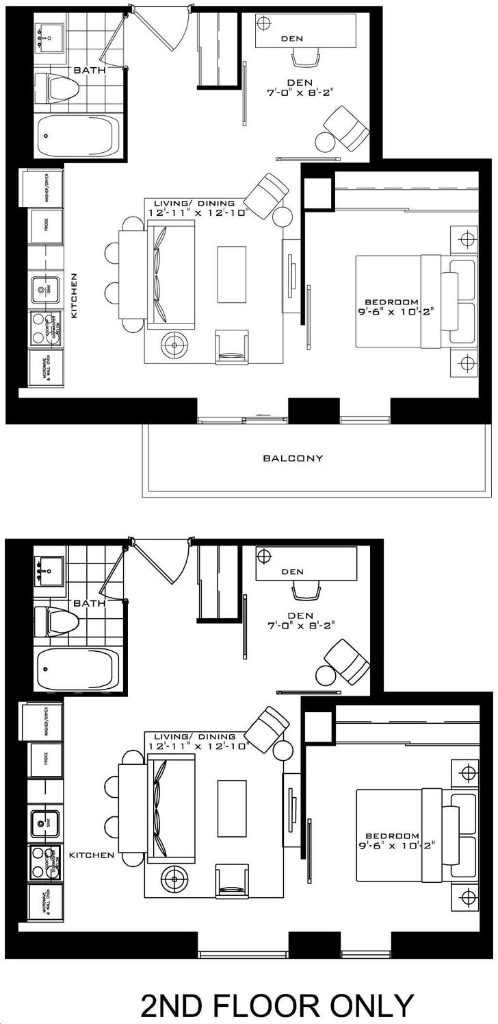The Britt Condos by Lanterra Stratford Floorplan 1 bed
