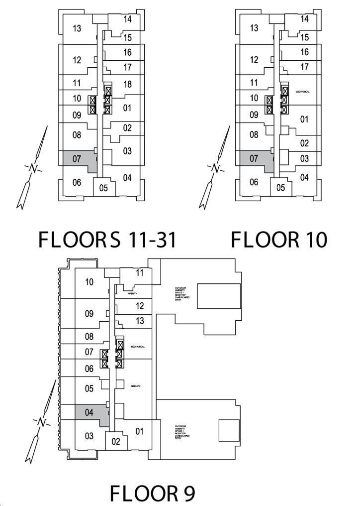 The Britt Condos the brixton a Key Plan