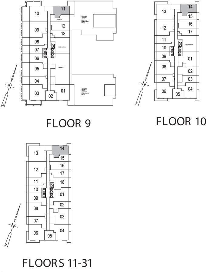 The Britt Condos the brixton Key Plan