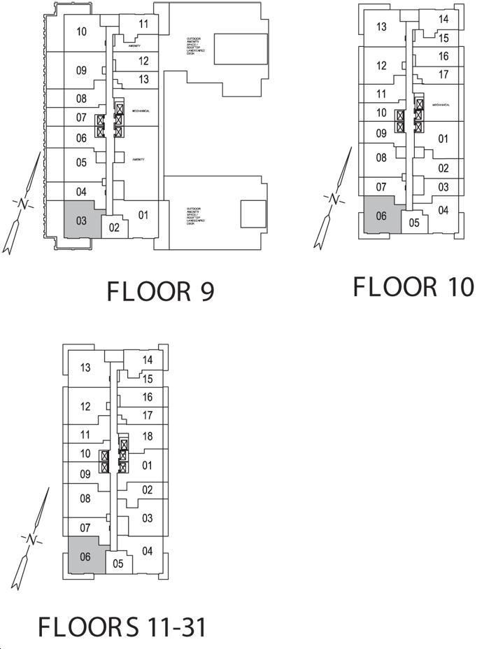 The Britt Condos the hampton Key Plan