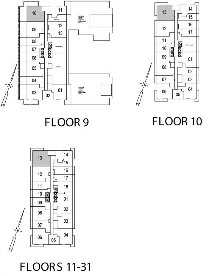 The Britt Condos the somerset Key Plan