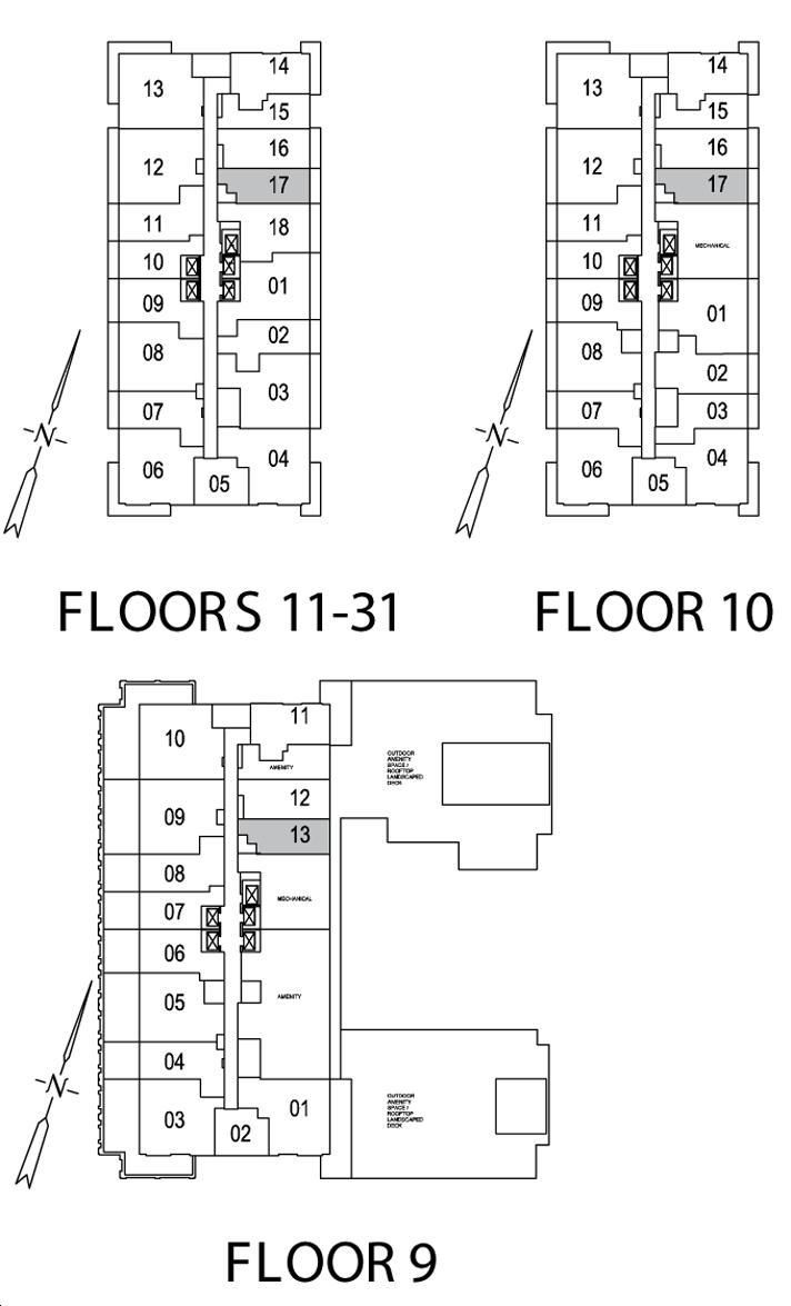 The Britt Condos the thames Key Plan