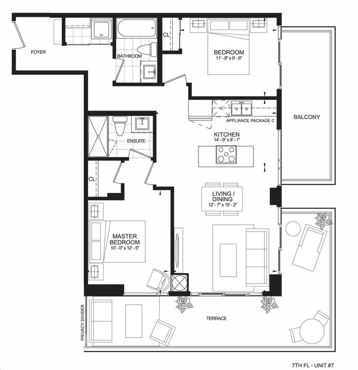 2 Bedroom Bath Condo Floor Plans | Viewfloor.co