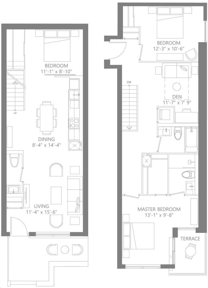 The Cardiff Condos by Sierra |1501 sq.ft Floorplan 3 bed & 2.5 bath