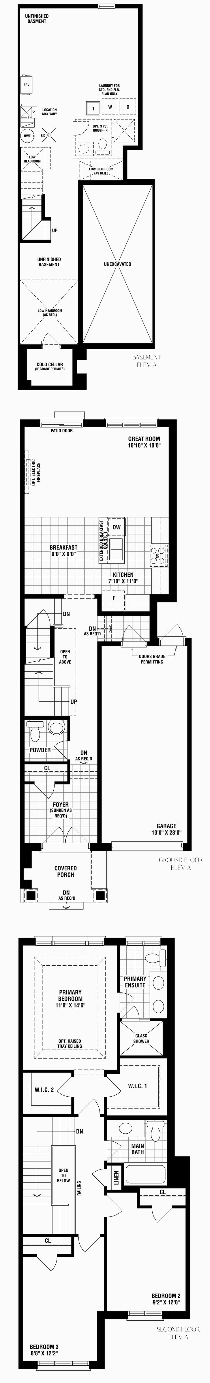 The Castle Mile Homes The Bayridge TH