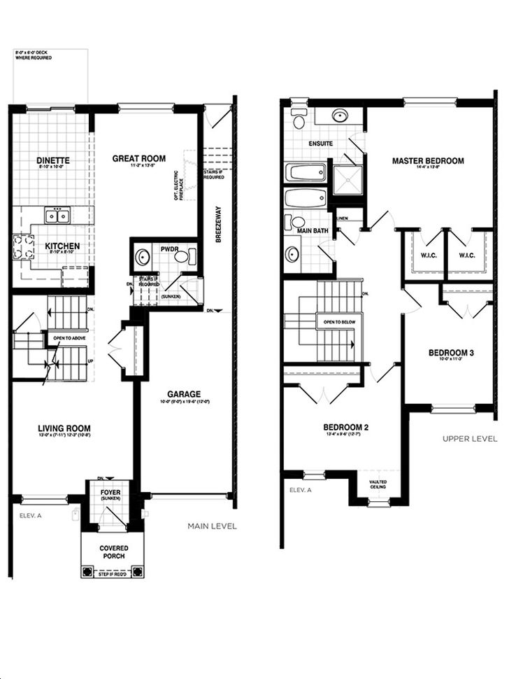 The Classics Townhomes by LIV-Communities |The Stafford Floorplan 3 bed ...