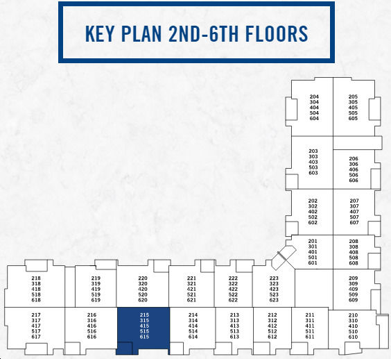 The Condominiums of Cornell Coral Key Plan