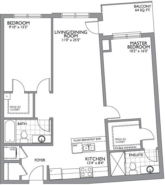 The Cosmopolitan Two Bedroom C