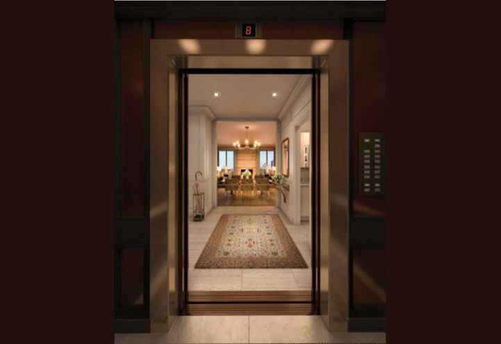 Private Suite Elevator Foyer - The Davies