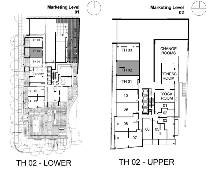 The Diamond Condos Townhome 02 Key Plan