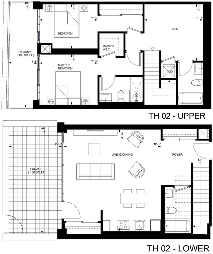 The Diamond Condos by Diamante Townhome 02 Floorplan 2