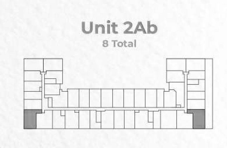 The District on Gardiners Condos Unit 2Ab Key Plan