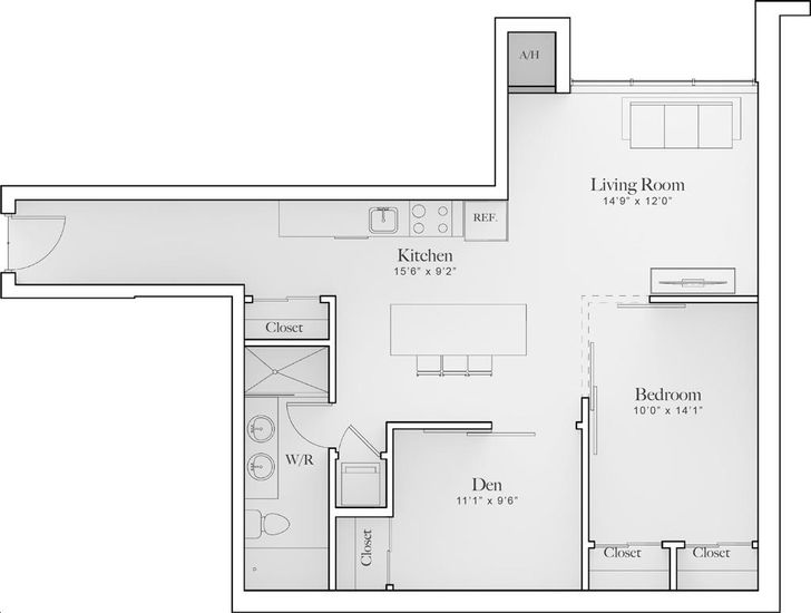 The District on Gardiners Condos Unit 2Qii