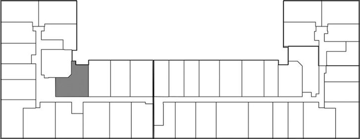 The District on Gardiners Condos Unit 2Qii Key Plan