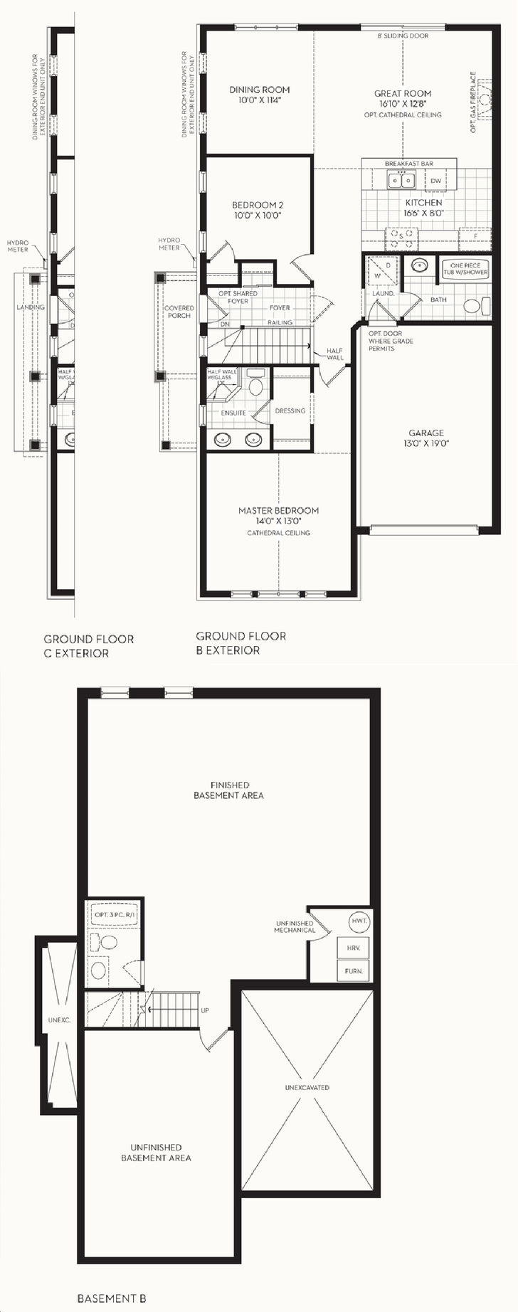 The Enclave Towns by Cosmopolitan |BTH-4 Corner Floorplan 2 bed & 2 bath