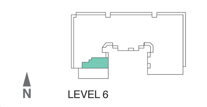 The Forest Hill Condos 3-G * Terrace Unit Key Plan