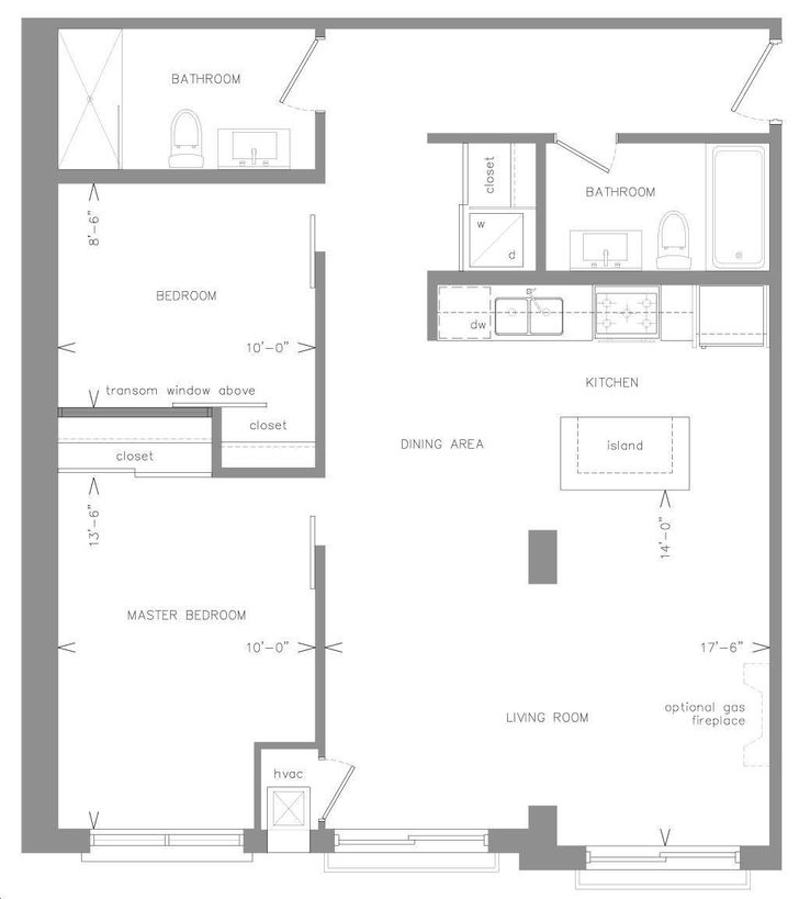 The Glen Condos by Kingston-Road |01 Floorplan 2 bed & 2 bath