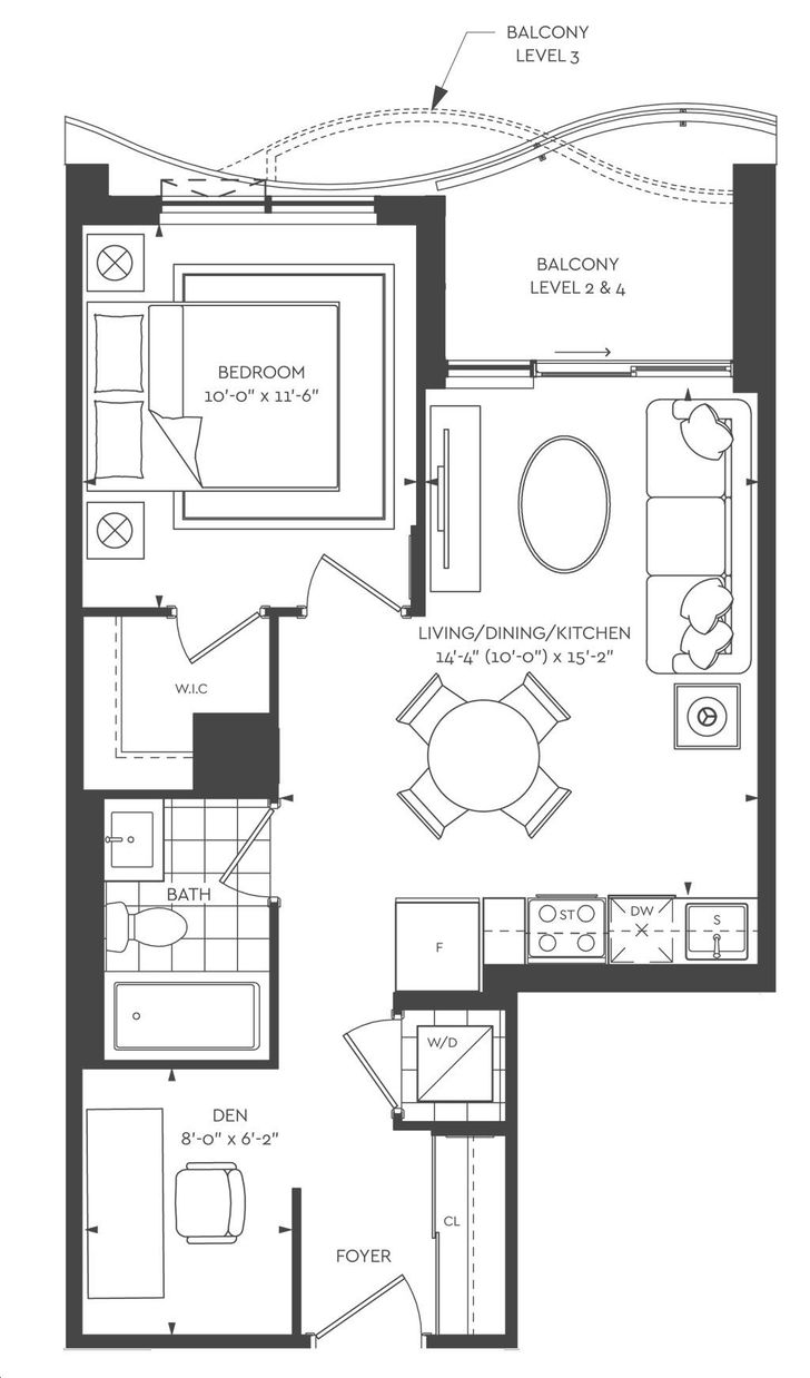 The Grand at Universal City Condos Suite 1R+D