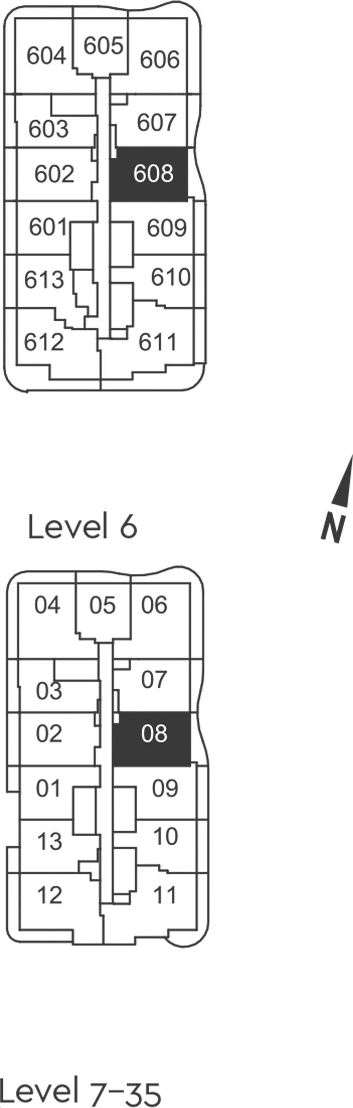 The Grand at Universal City Condos Suite 1V+D (B/F) Key Plan