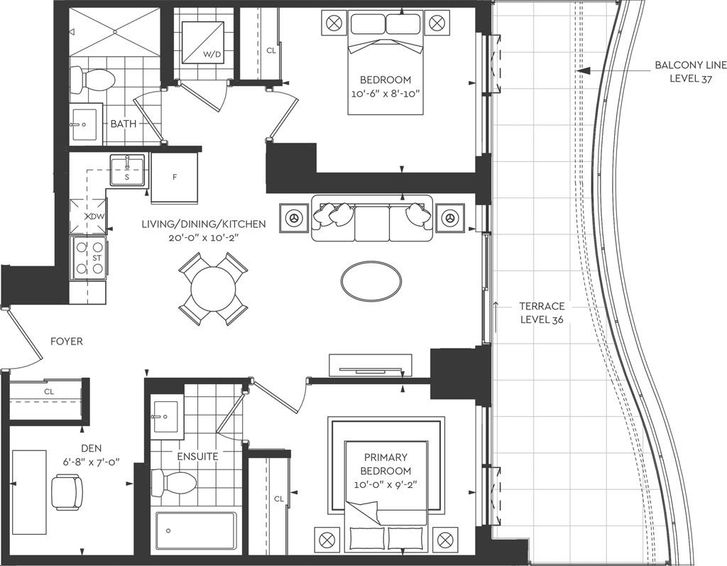 The Grand at Universal City Condos Suite 2G+D PH