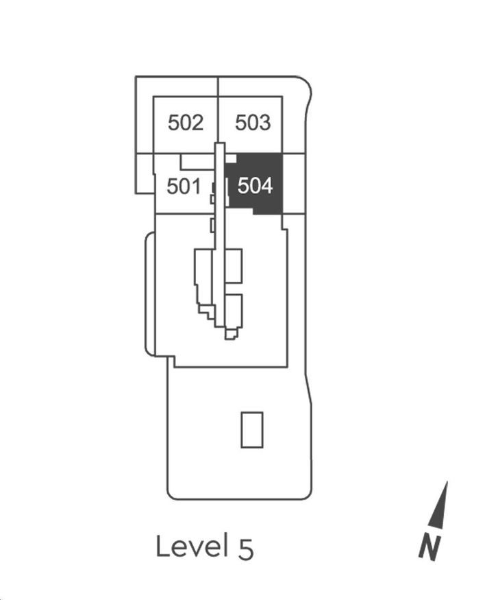 The Grand at Universal City Condos Suite 2M Key Plan